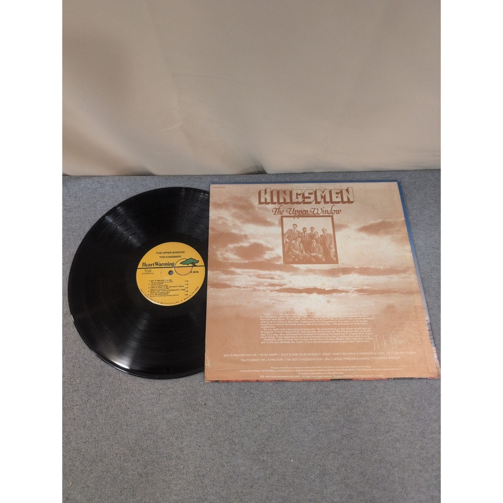 The Kingsmen The Upper Window Vinyl LP HeartWarming R3518 Southern Gospel 1978 - Picture 2 of 2